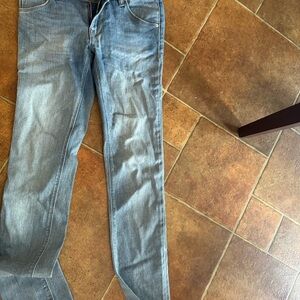 Hudson flap pocket straight leg jeans 25